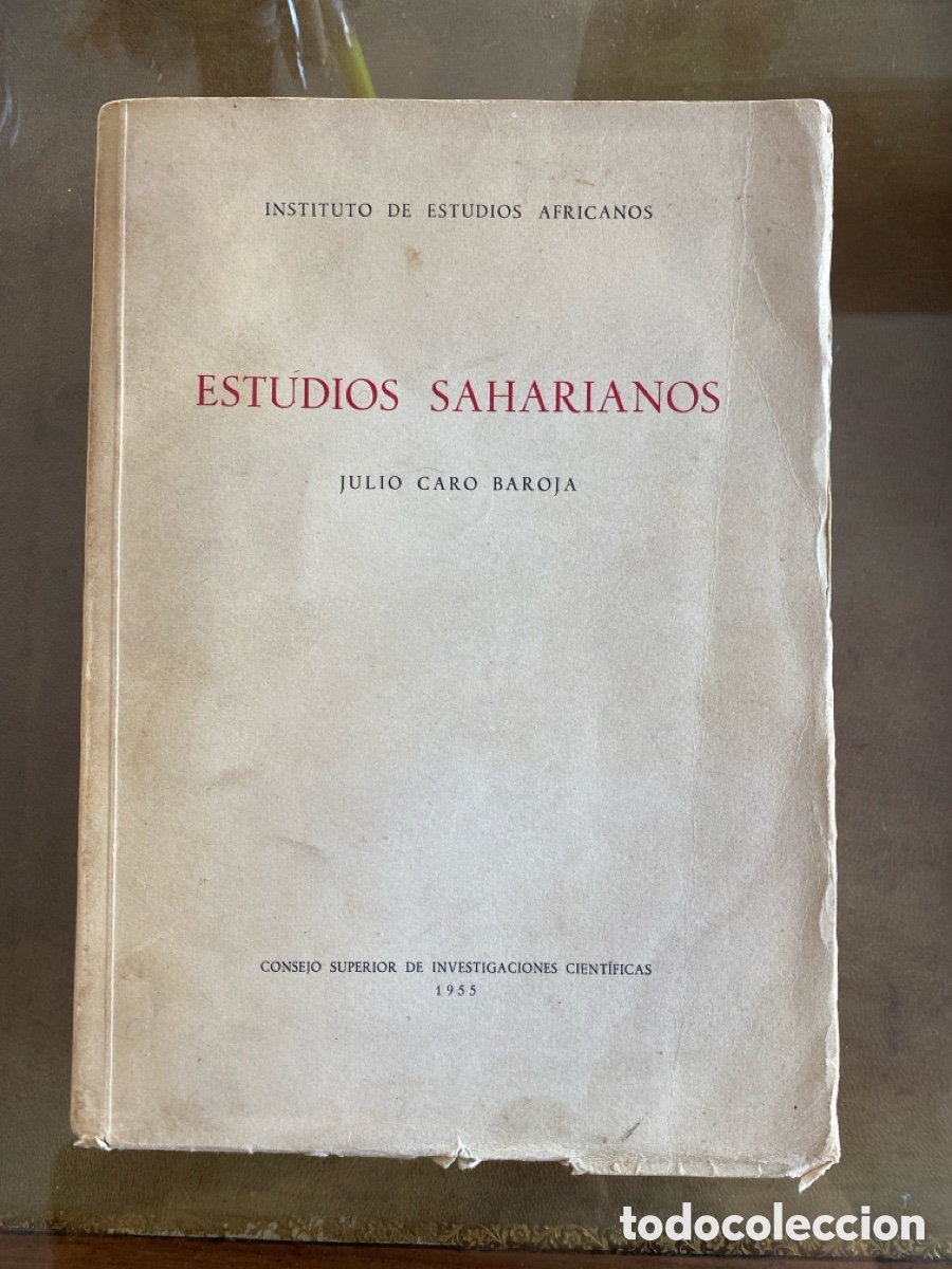 Libros de segunda mano: ESTUDIOS SAHARIANOS - JULIO CARO BAROJA