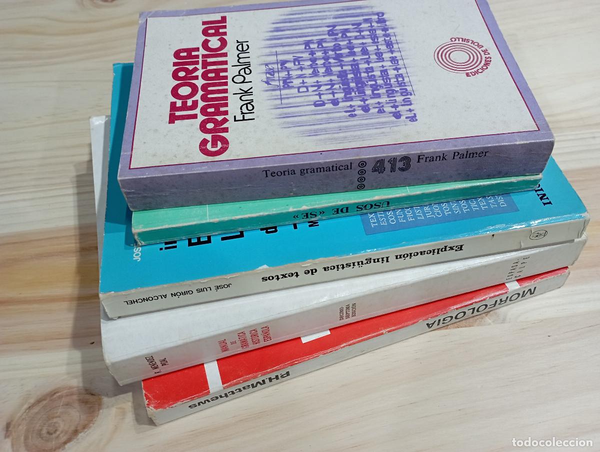 Libros de segunda mano: LOTE DE 5 LIBROS DE GRAMATICA, LING&Uuml;&Iacute;STICA, MORFOLOGIA. - A1 - Foto 2