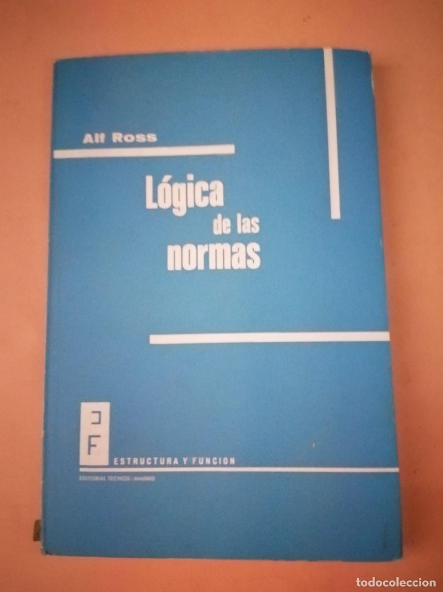 Libros de segunda mano: LOGICA DE LAS NORMAS (ALF ROSS) - Foto 1