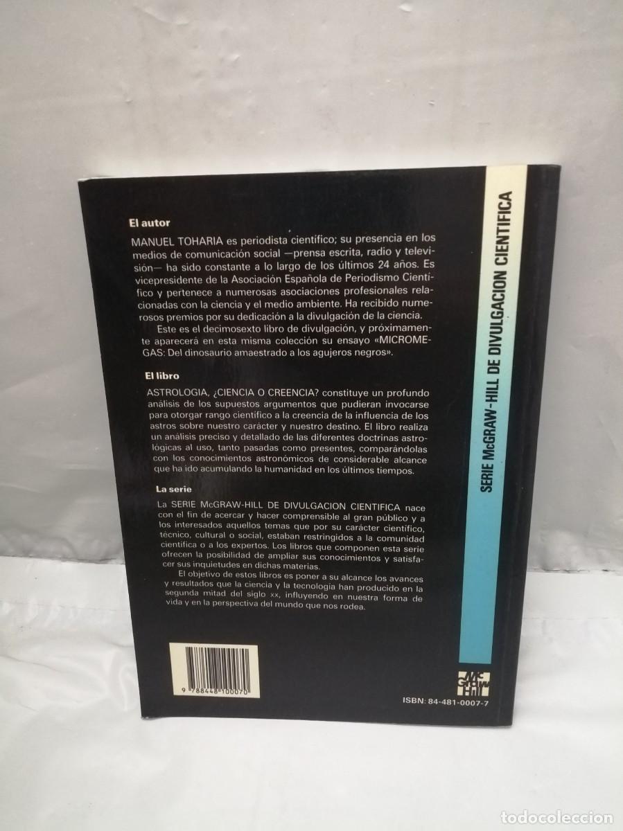 Libros de segunda mano: Astrolog&iacute;a &iquest;Ciencia o creencia? - Foto 2