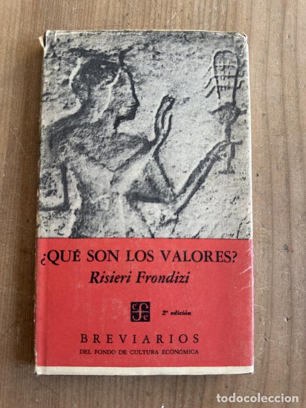 Libros de segunda mano: Que son los valores - Frondizi, Risieri - Foto 1