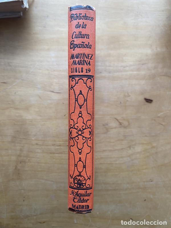 Libros de segunda mano: Martinez Marina Siglo 19 - SOSA, Luis de - Foto 1