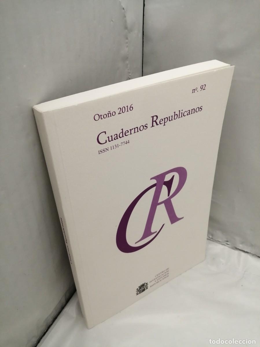 Libros de segunda mano: Cuadernos Republicanos. No 92 / Oto&ntilde;o 2016 - Foto 3