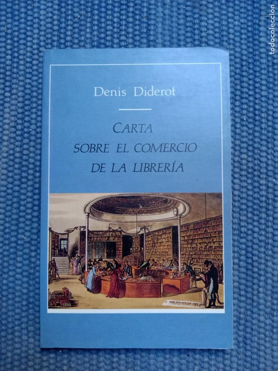 Libros de segunda mano: Diderot, Denis: Carta sobre el comercio de la librer&iacute;a - Foto 1