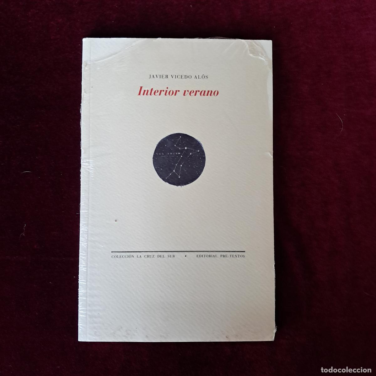 Libros de segunda mano: INTERIOR VERANO. Javier Vicedo Al&oacute;s. Pre-Textos (PRECINTADO) - Foto 1