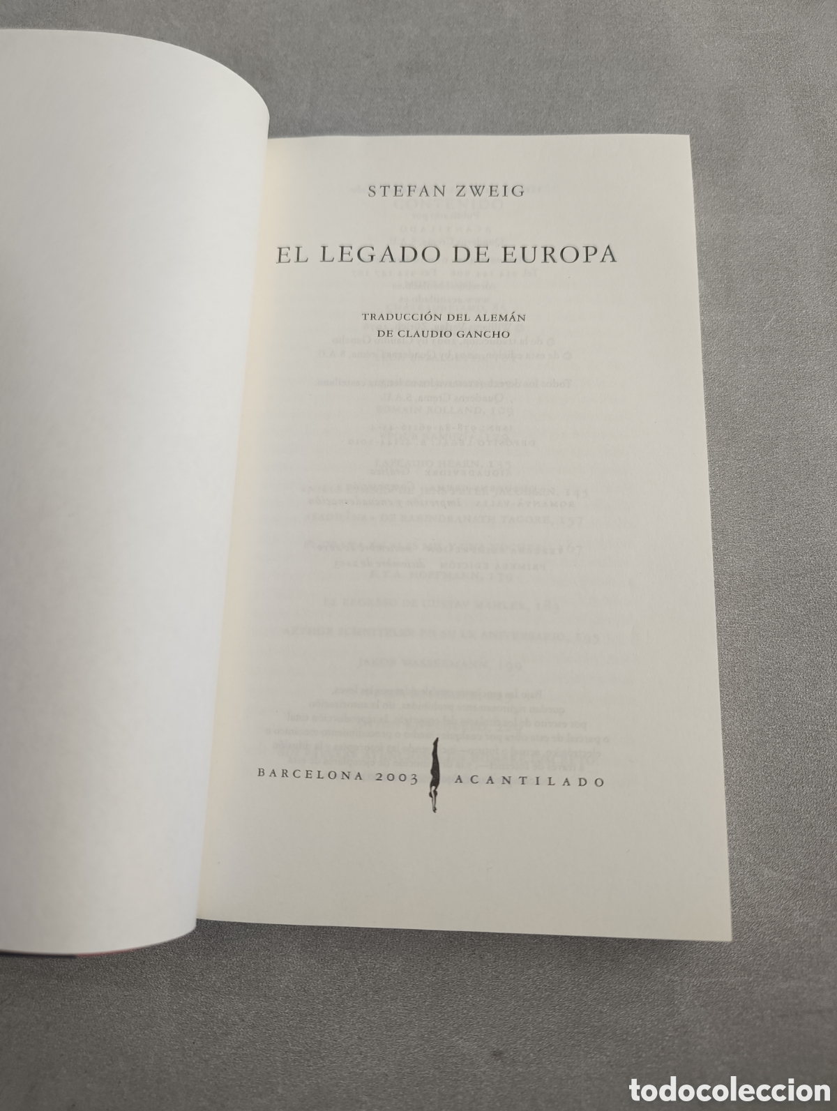 Libros de segunda mano: EL LEGADO DE EUROPA - STEFAN ZWEIG - Foto 6
