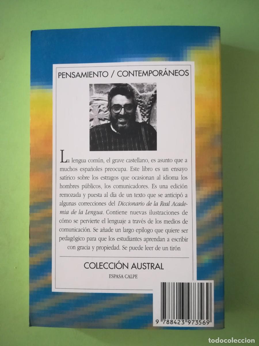 Libros de segunda mano: La perversion del lenguaje Amando de Miguel Espasa Calpe 1994 - Foto 2