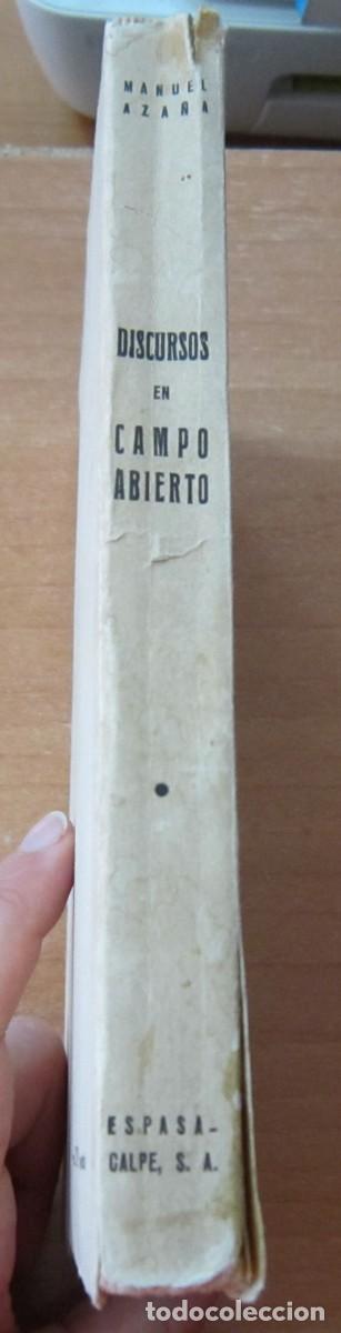Libros de segunda mano: Discursos en campo abierto, de Manuel Aza&ntilde;a - Foto 2