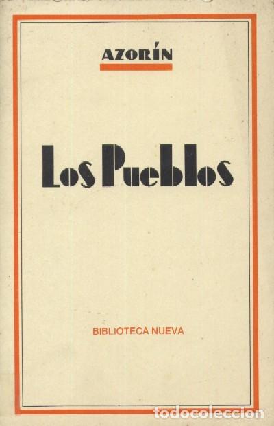 Libros de segunda mano: LOS PUEBLOS. AZORIN. EN-030 - Foto 1