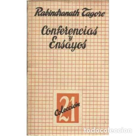 Libros de segunda mano: Conferencias y ensayos - Rabindranath Tagore - Foto 1