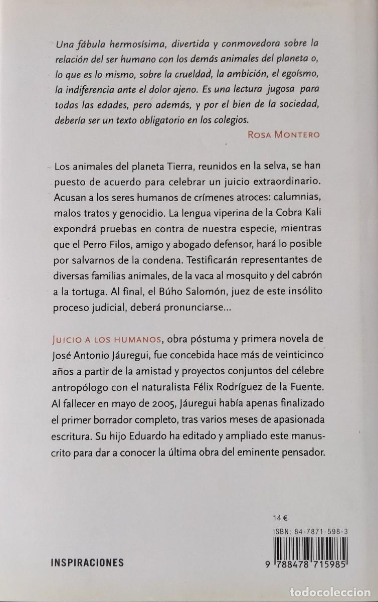 Libros de segunda mano: Jose Antonio Jauregui-Juicio a los humanos.Integral.2006. - Foto 2