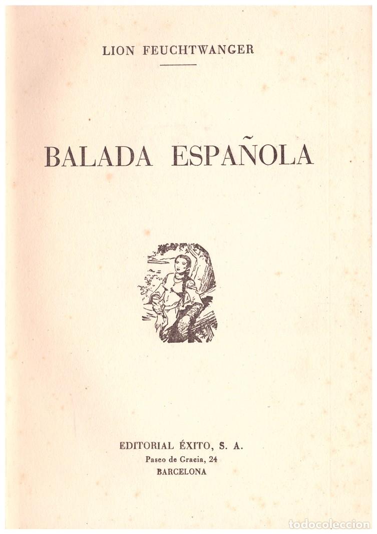 Libros de segunda mano: BALADA ESPA&Ntilde;OLA - Foto 1