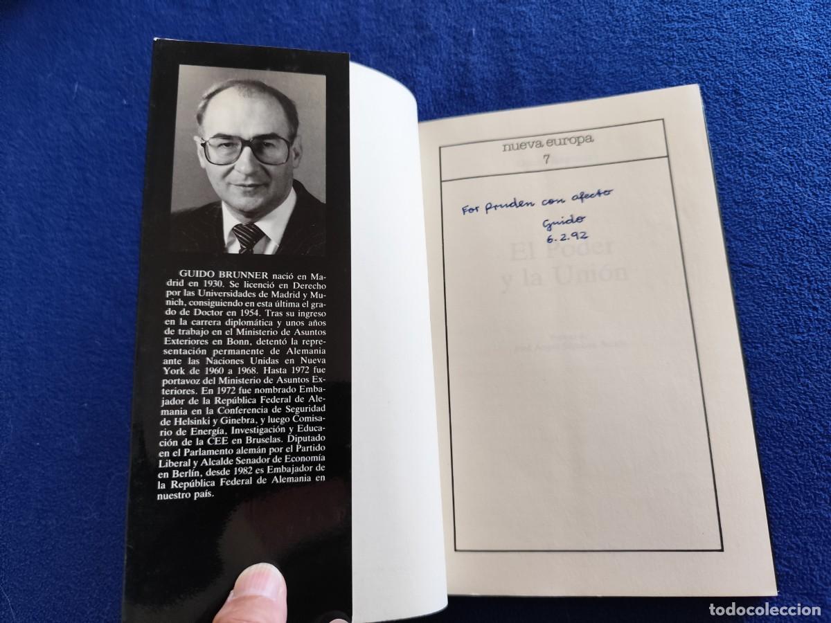 Libros de segunda mano: El Poder y La Uni&oacute;n Guido Brunner Ed. Espasa Calpe 1988 - Foto 4