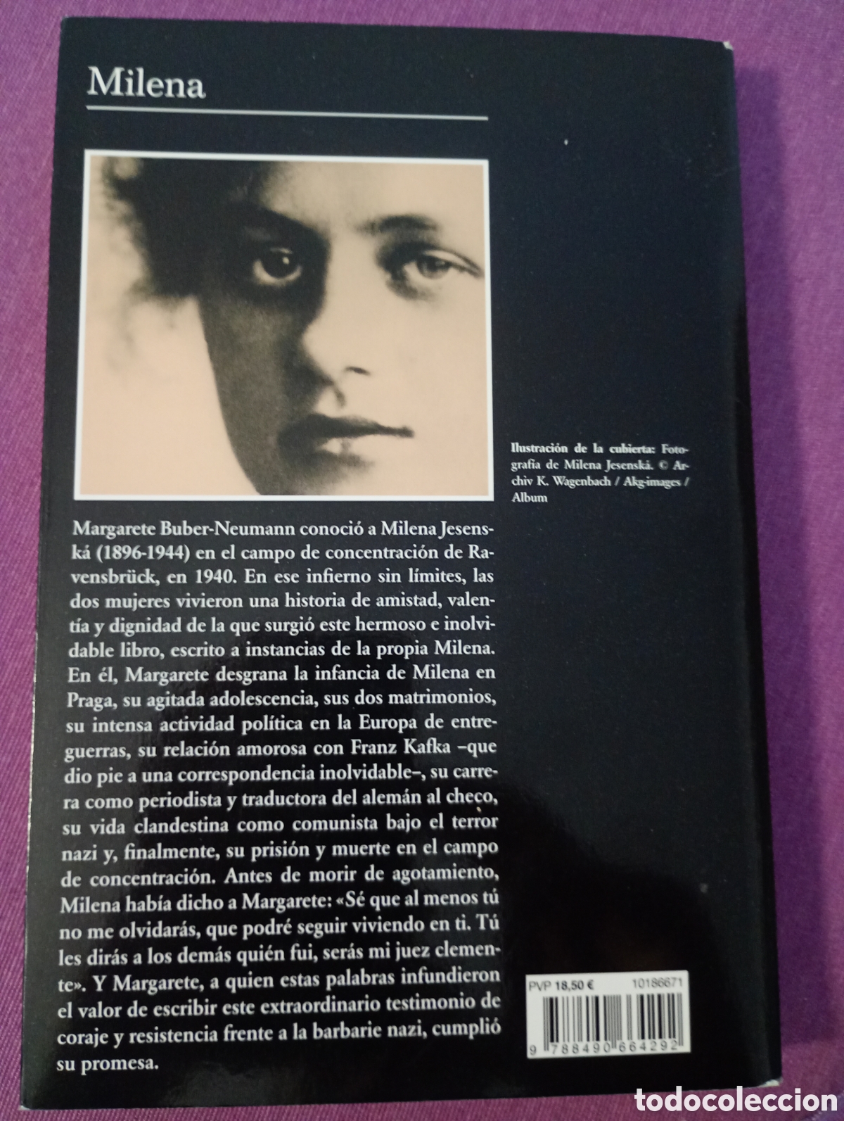 Libros de segunda mano: Milena . Margarete Buber-Neumann. Tusquets - Foto 2