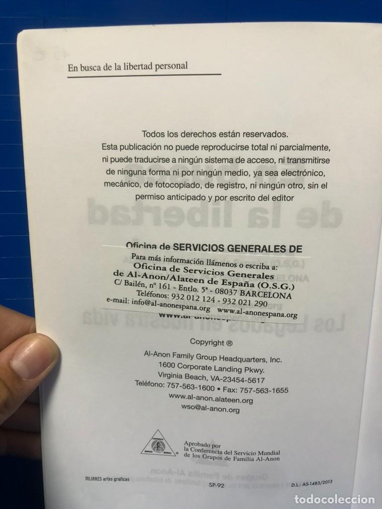 Libros de segunda mano: EN BUSCA DE LA LIBERTAD PERSONAL (AL - ANON, 2013) - Foto 2