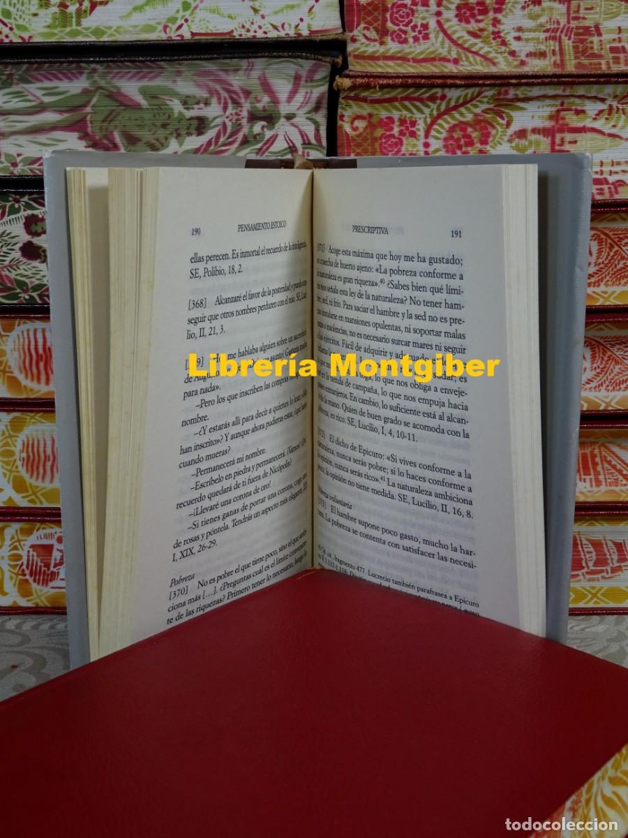 Libros de segunda mano: PENSAMIENTO ESTOICO . Autor : Eduardo Gil Bera - Foto 6