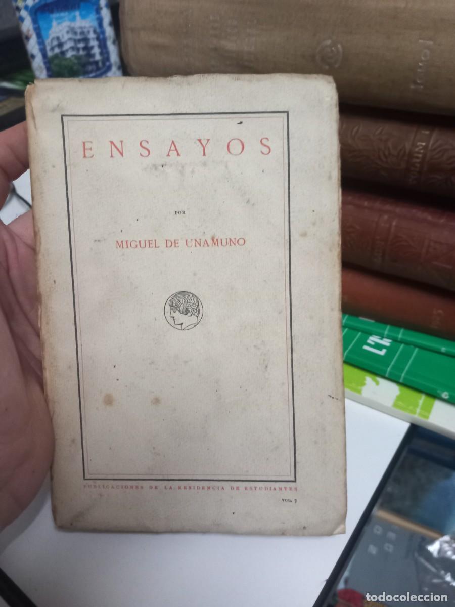 Libros de segunda mano: ENSAYOS MIGUEL UNAMUNO - Foto 1
