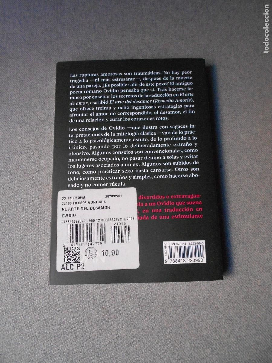 Libros de segunda mano: EL ARTE DEL DESAMOR. OVIDIO - Foto 3