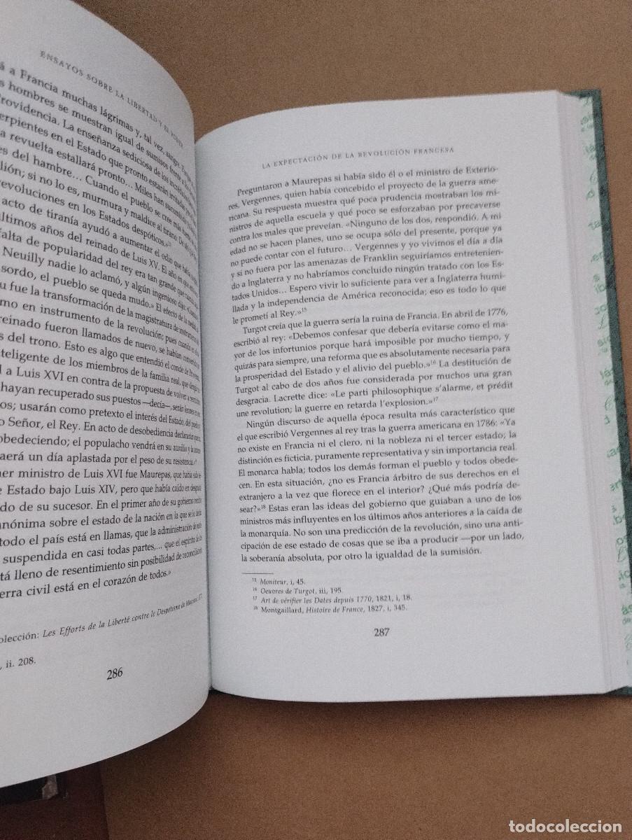 Libros de segunda mano: ENSAYOS SOBRE LA LIBERTAD Y EL PODER(PRIMERA EDICI&Oacute;N, TAPA DURA) - Foto 3