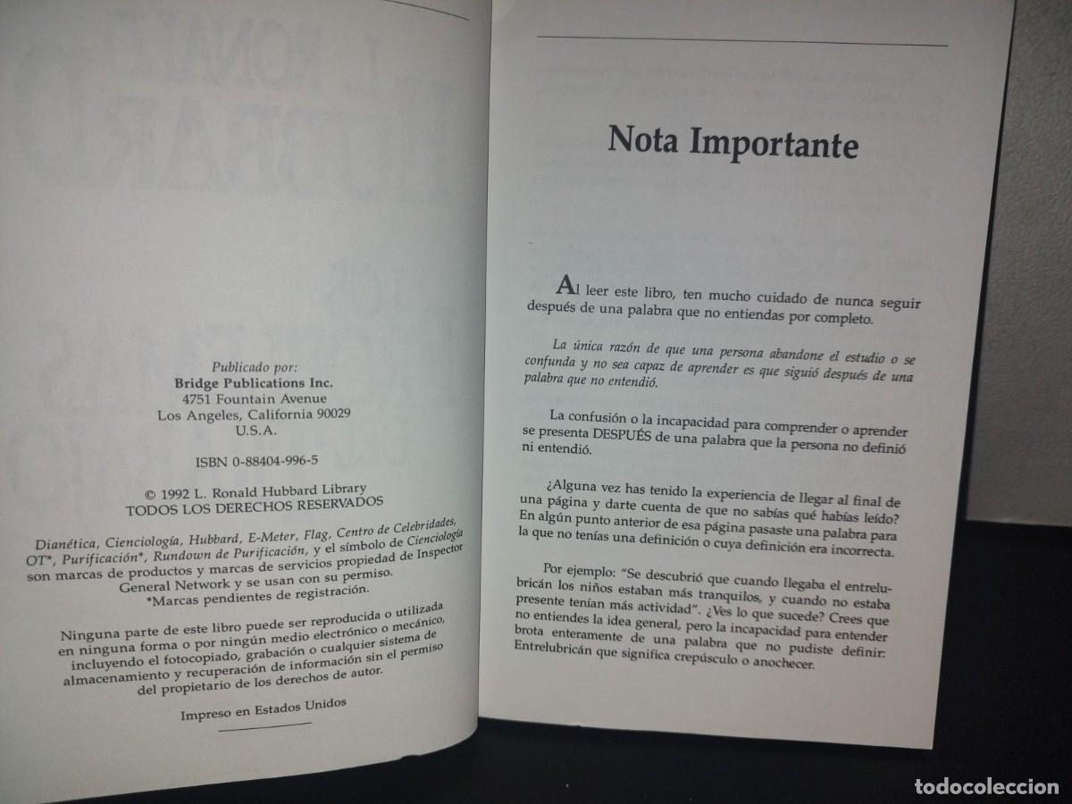Libros de segunda mano: 157- LOS PROBLEMAS DEL TRABAJO - L. RONALD HUBBARD - Foto 5