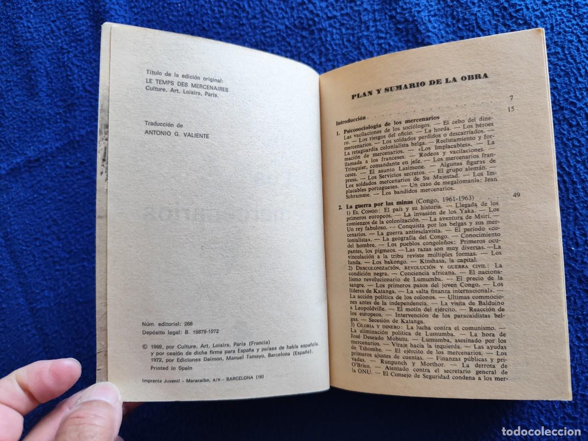 Libros de segunda mano: Enigmas : LOS MERCENARIOS Jacques Lantier Ediciones Daimon 1969 - Foto 5