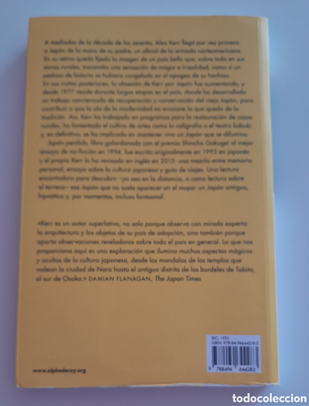 Libros de segunda mano: JAPON PERDIDO. ALEX KERR. ALPHA DECAY. - Foto 2