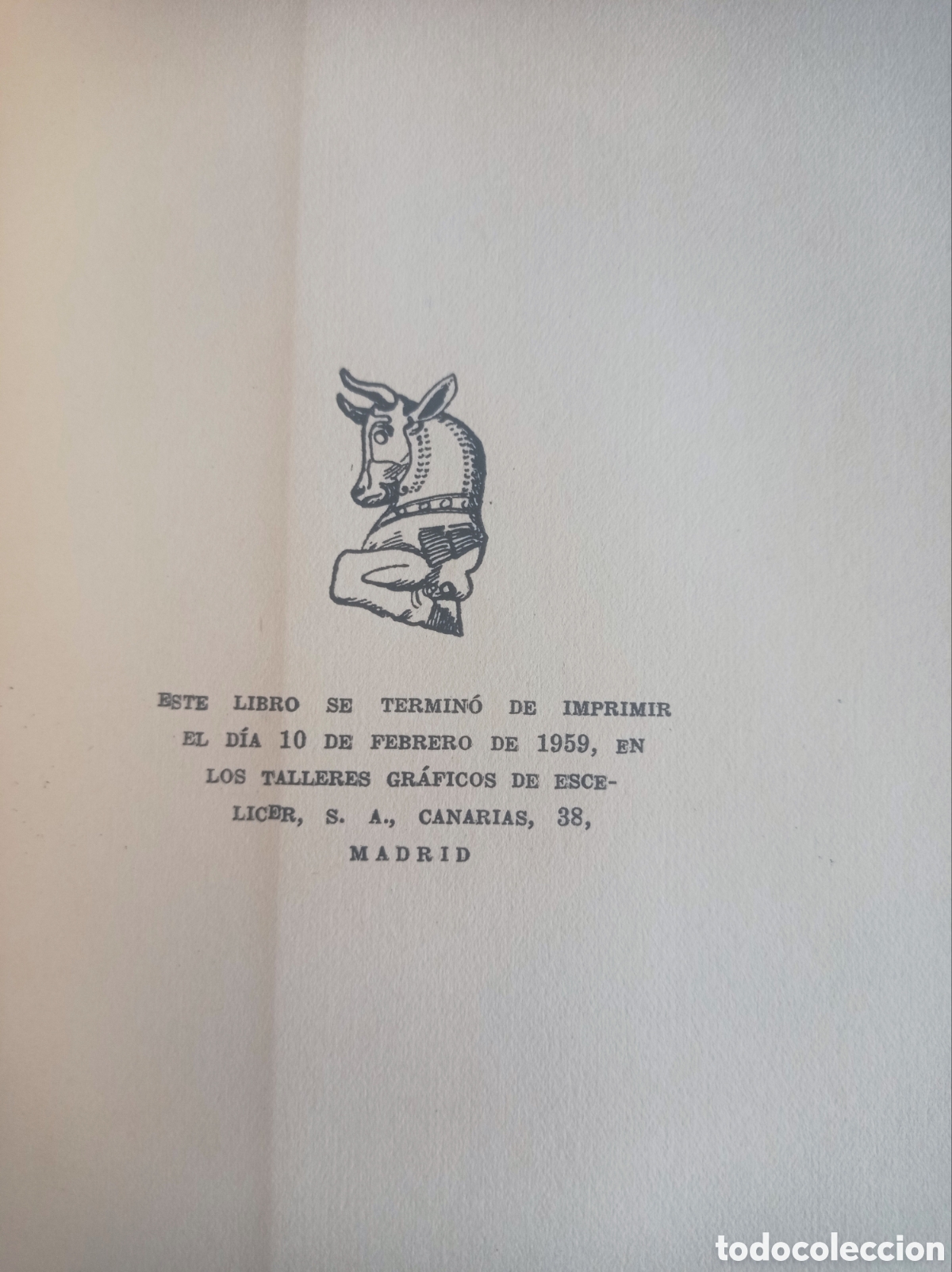 Libros de segunda mano: EL SECRETO DE MELIBEA. SEGUNDO SERRANO PONCELA. 1959. - Foto 5