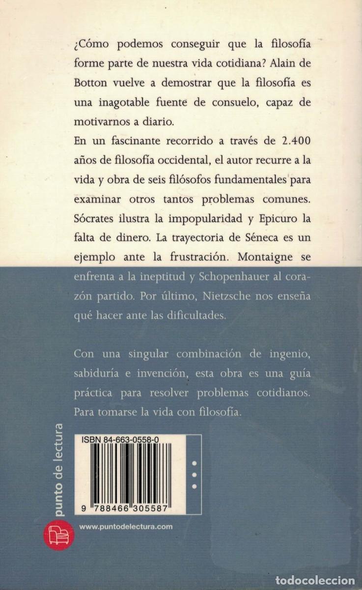Libros de segunda mano: Alain de Botton, Las consolaciones de la Filosof&iacute;a - Foto 2