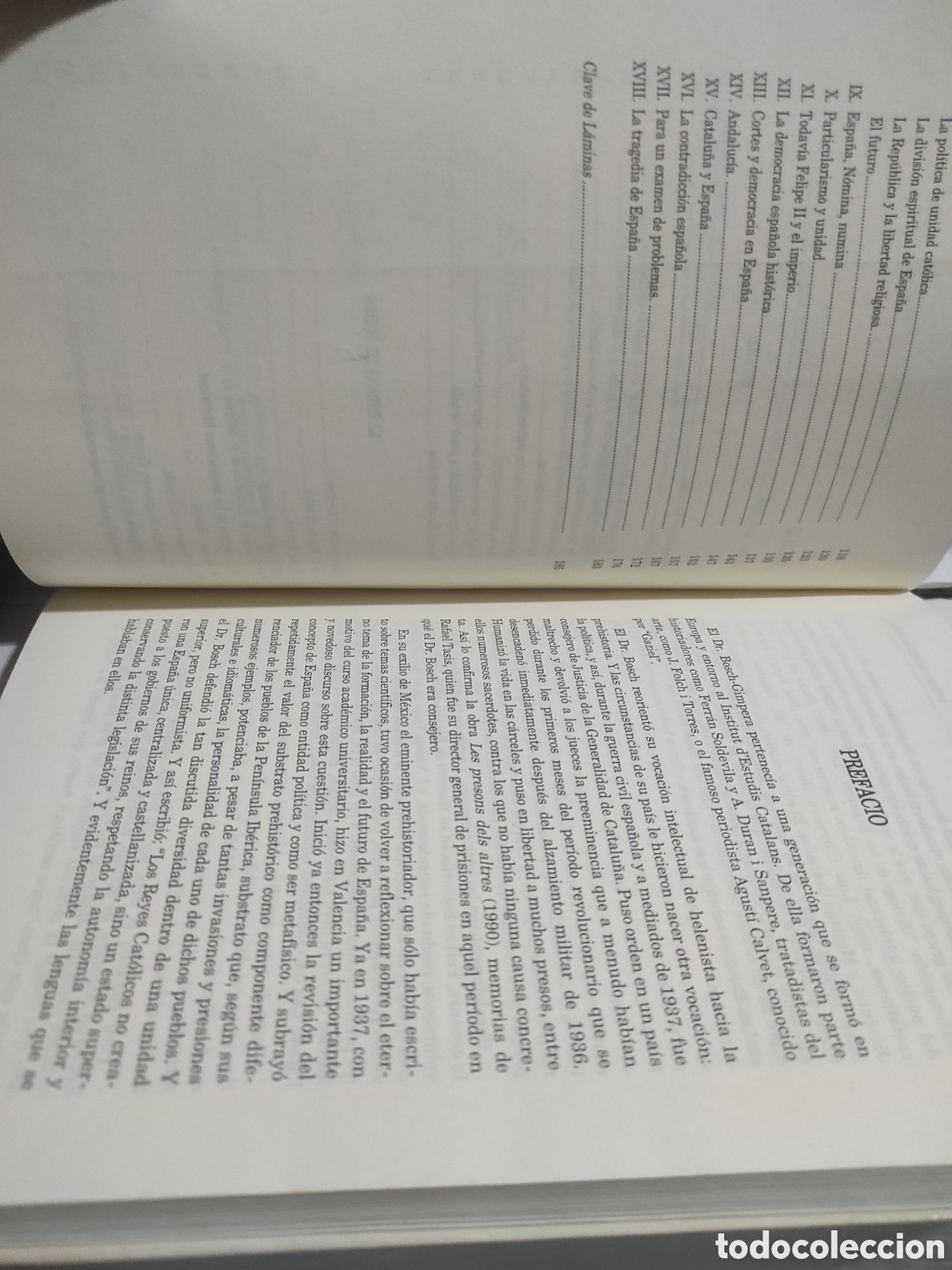 Libros de segunda mano: EL PROBLEMA DE LAS ESPA&Ntilde;AS - PEDRO BOSCH GIMPERA - ALGAZARA 1996 - Foto 4