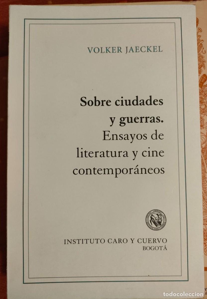 Libros de segunda mano: Volker Jaeckel. Sobre ciudades y guerras. - Foto 1