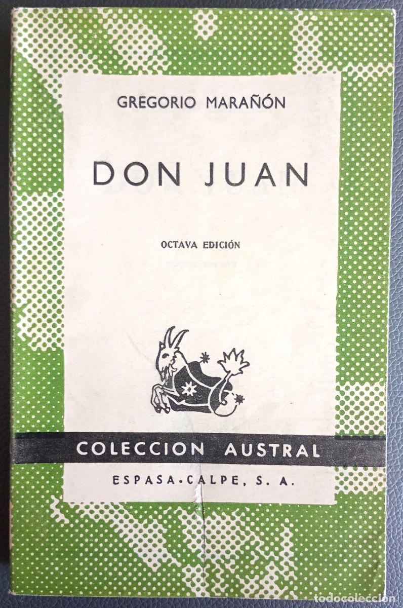 Libros de segunda mano: Gregorio Marañ&oacute;n . Don Juan - Foto 1
