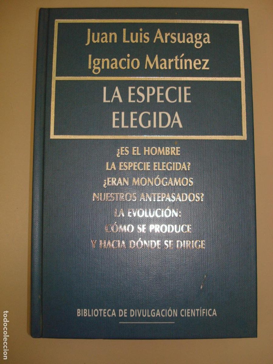 Libros de segunda mano: &rdquo;La especie elegida&rdquo;. Juan Luis Arsuaga e Ignacio Mart&iacute;nez - Foto 1
