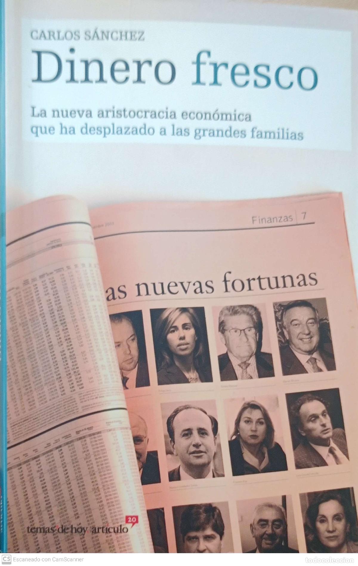 Libros de segunda mano: Dinero fresco - Carlos S&aacute;nchez - Foto 1