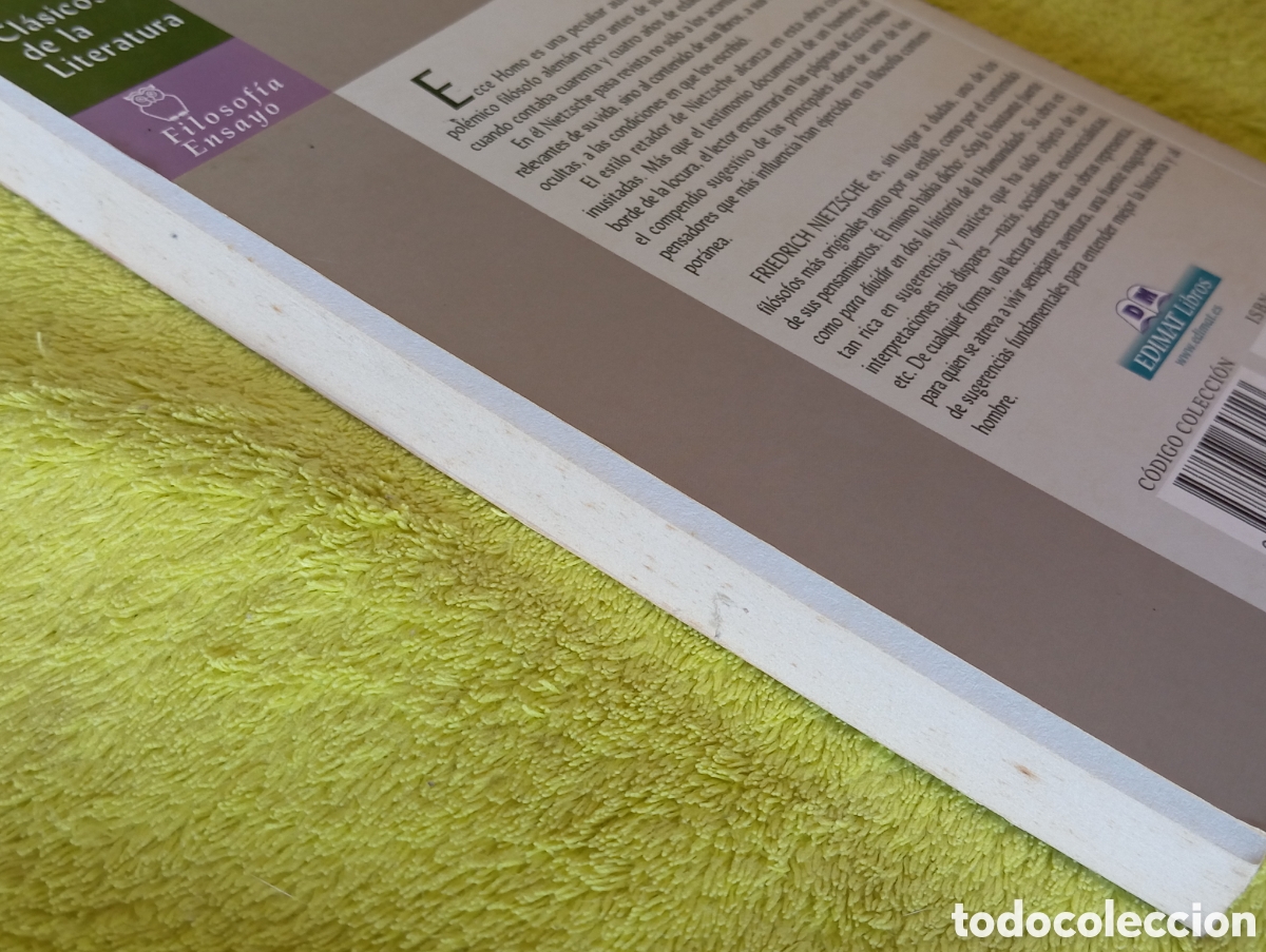 Libros de segunda mano: Libro ECCE HOMO Friedrich Nietzsche - Foto 3