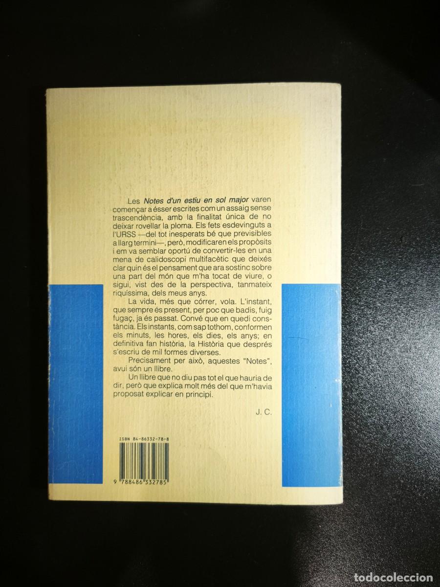 Libros de segunda mano: Notes dun estiu en sol major - Joaquim Casas - Foto 4