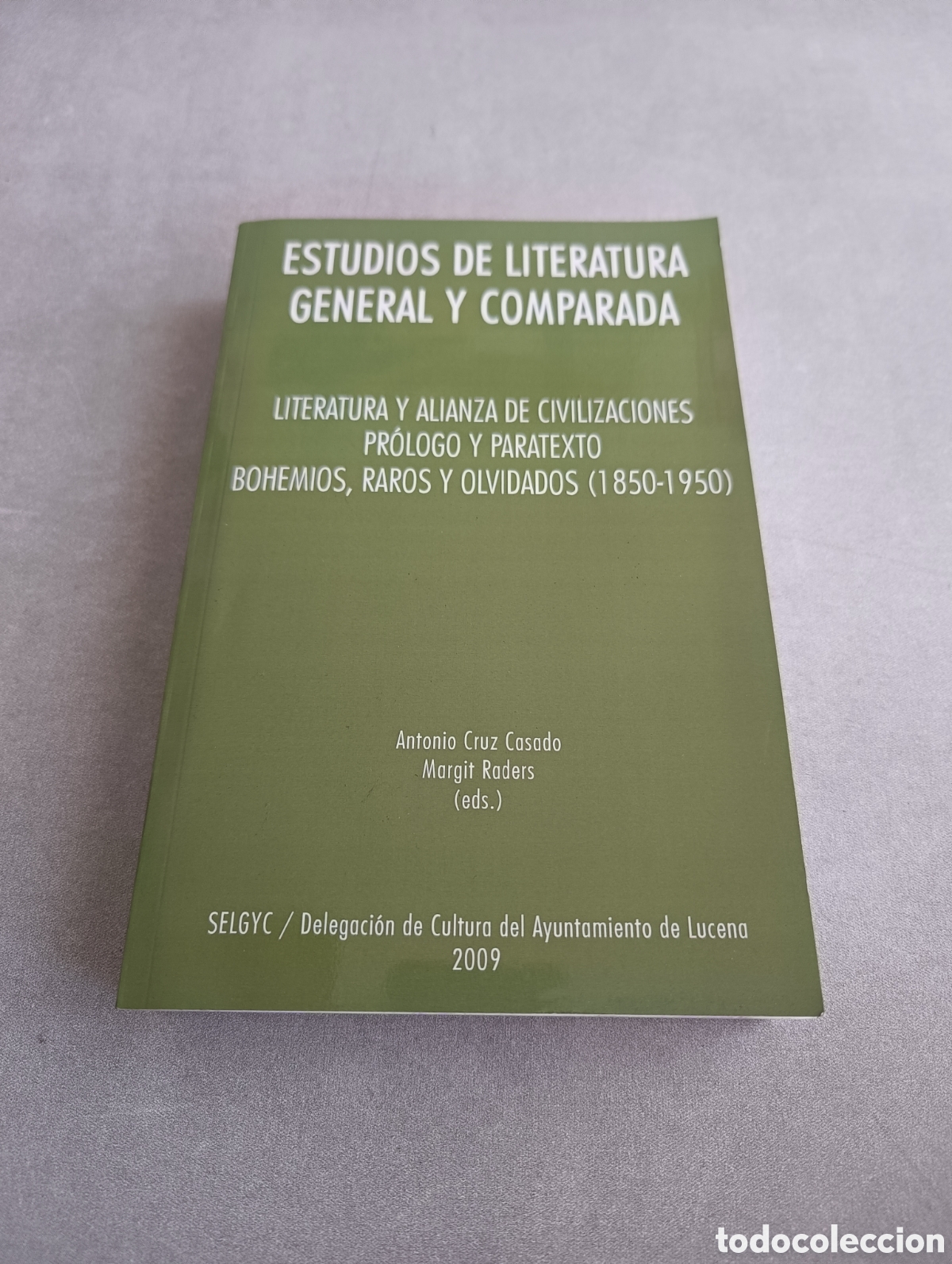 Gebrauchte B&uuml;cher: ESTUDIOS DE LITERATURA GENERAL Y COMPARADA. ANTONIO CRUZ CASADO. MARGIT RADERS (eds.)