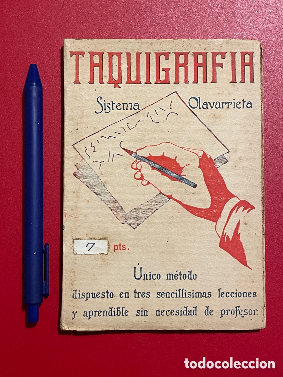 Gebrauchte B&uuml;cher: Taquigraf&iacute;a. Sistema Olavarrieta. A&ntilde;o 1939.