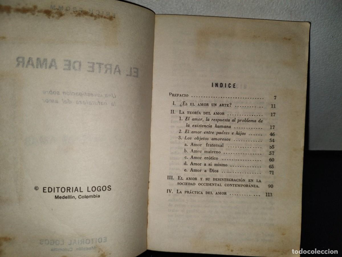 Libros de segunda mano: 99- EL ARTE DE AMAR - ERICH FROMM - EDITORIAL LOGOS, - Foto 6