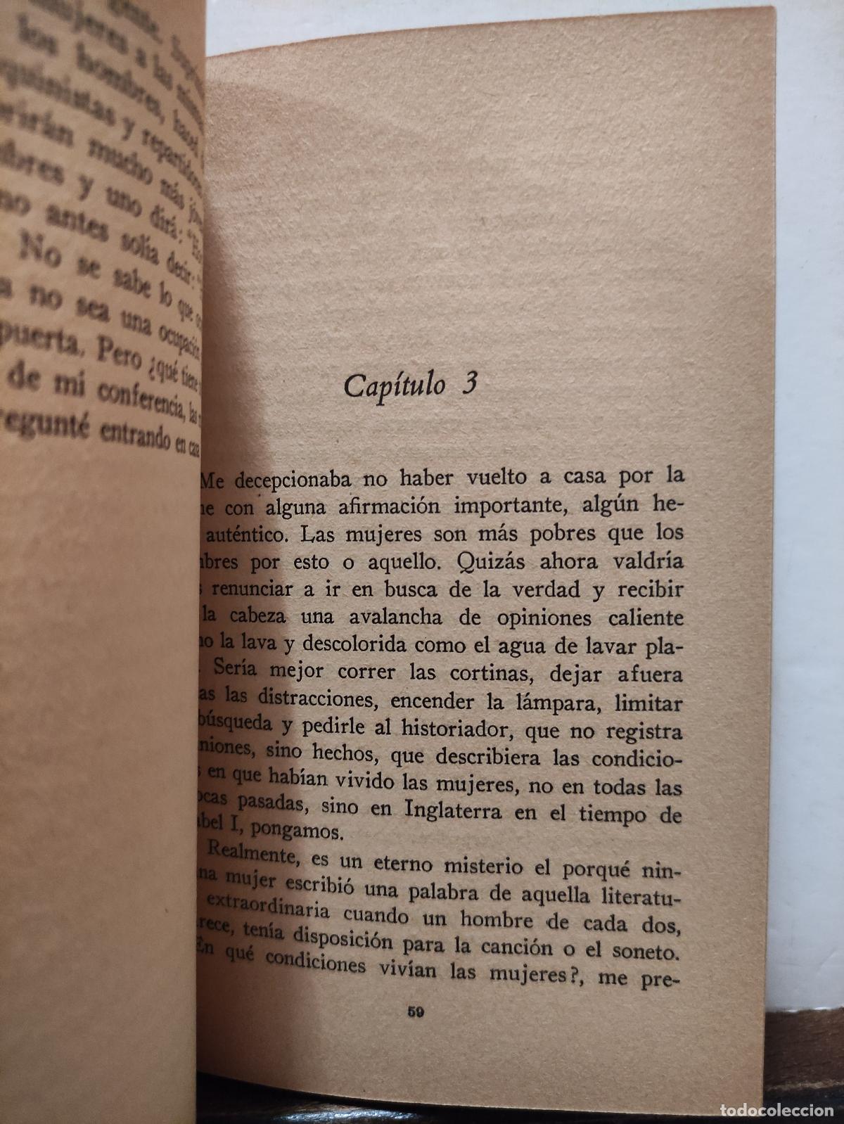 Libros de segunda mano: UNA HABITACION PROPIA - VIRGINIA WOOLF - Foto 5