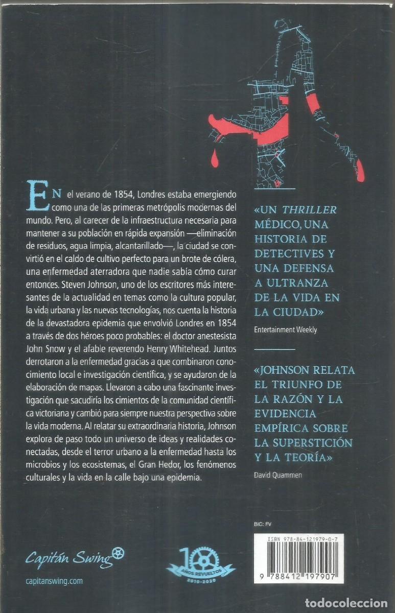 Libros de segunda mano: STEVEN JOHNSON. EL MAPA FANTASMA. CAPITAN SWING. PRIMERA EDICION - Foto 2