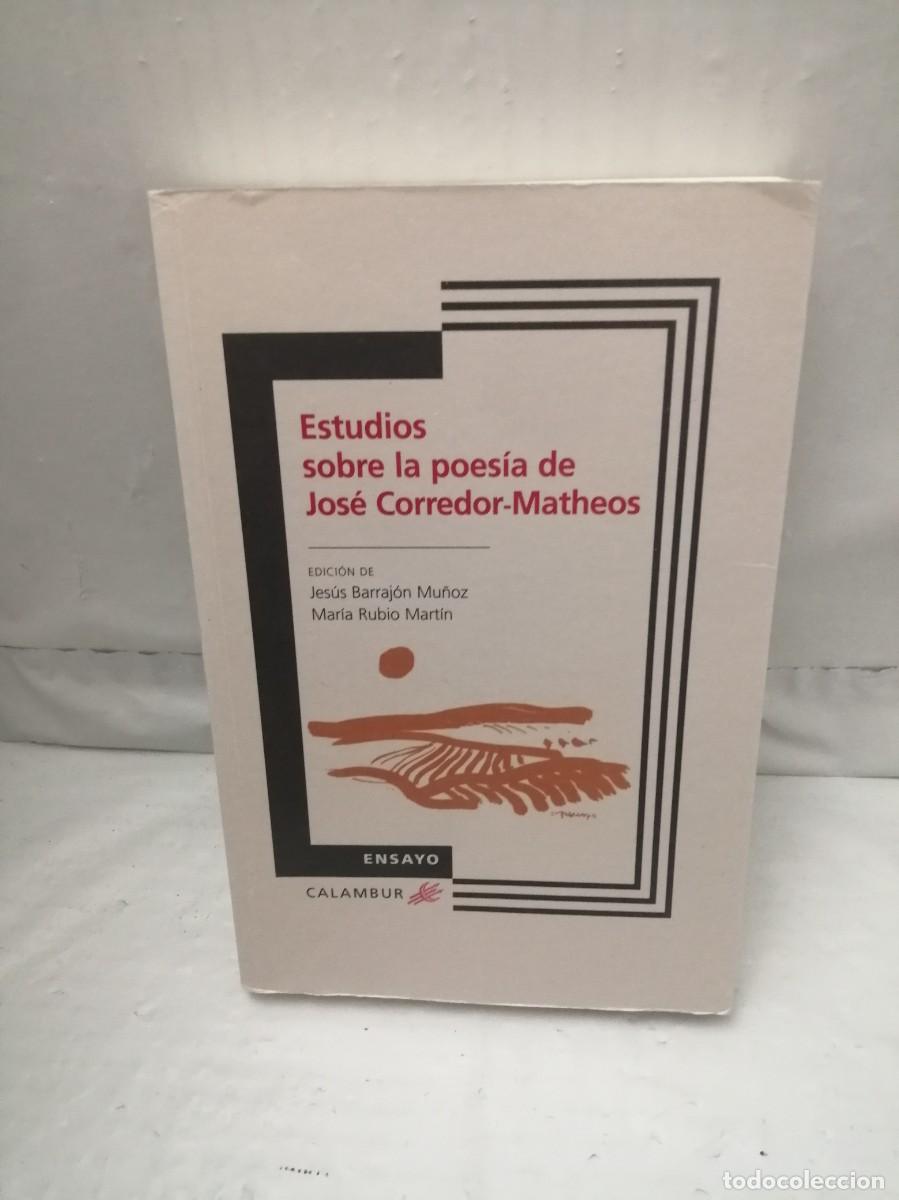 Gebrauchte B&uuml;cher: Estudios sobre la poes&iacute;a de Jos&eacute; Corredor Matheos (Primera edici&oacute;n)
