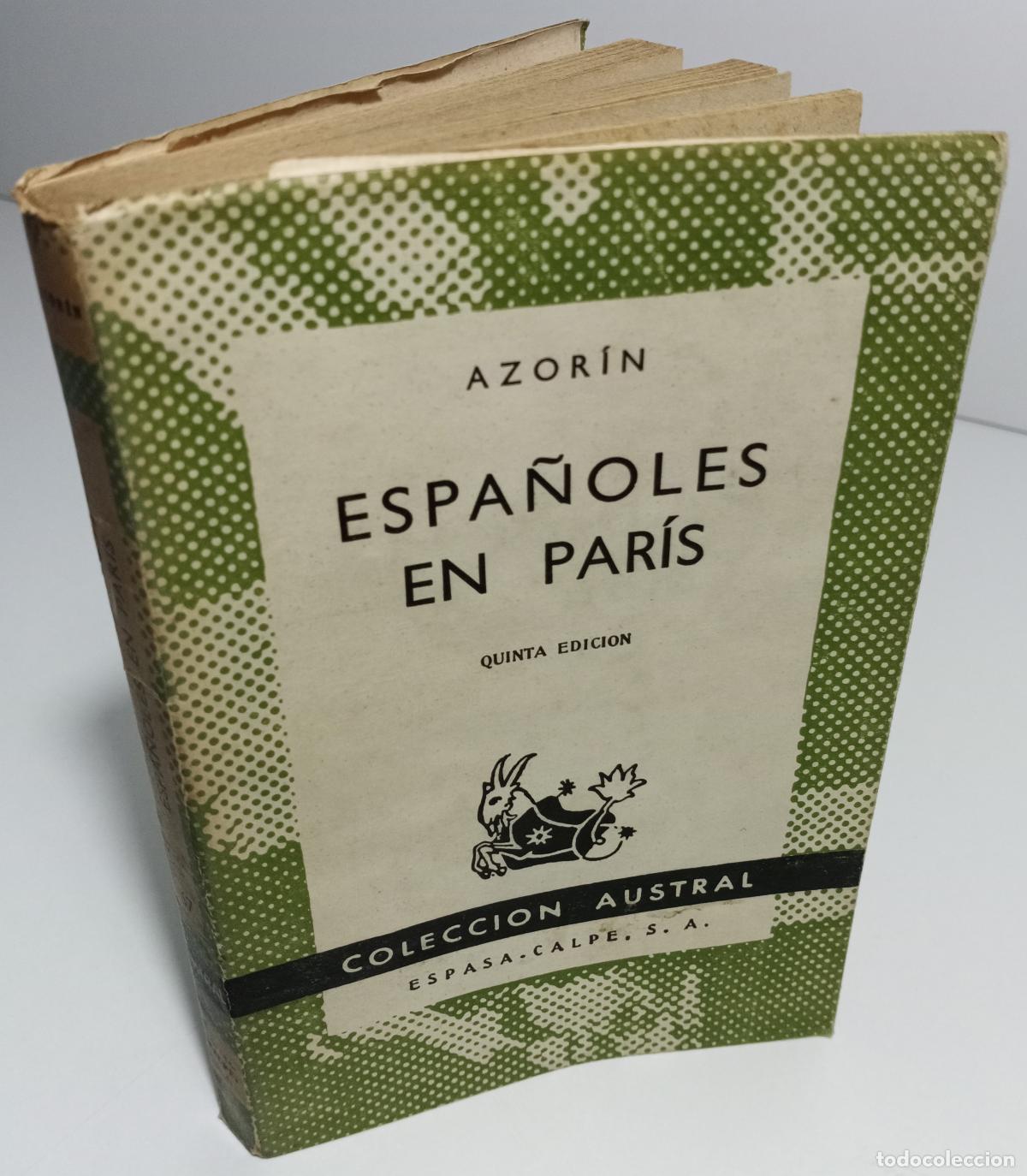 Libros de segunda mano: Espanoles en Paris - Martinez Ruiz, Jose (Azorin) - Foto 3