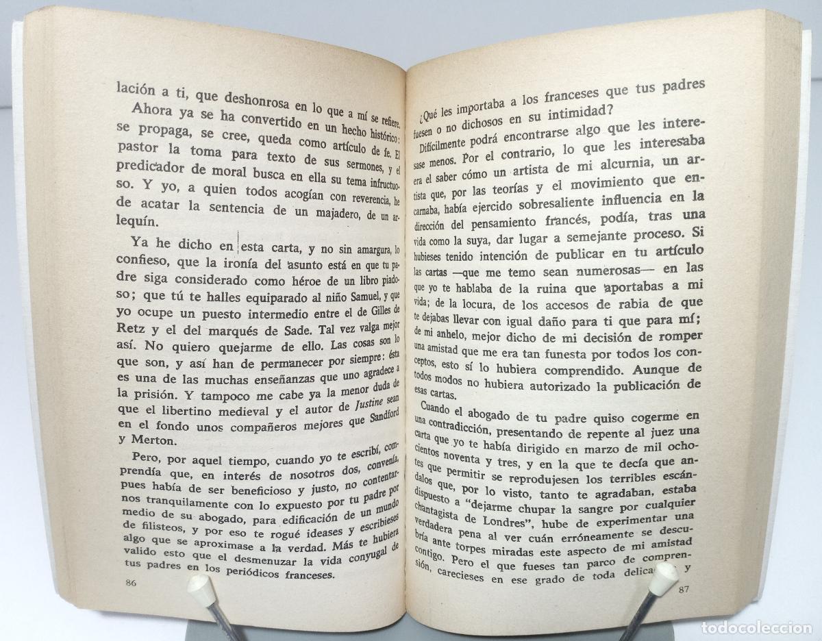 Libros de segunda mano: De profundis - Wilde, Oscar - Foto 2