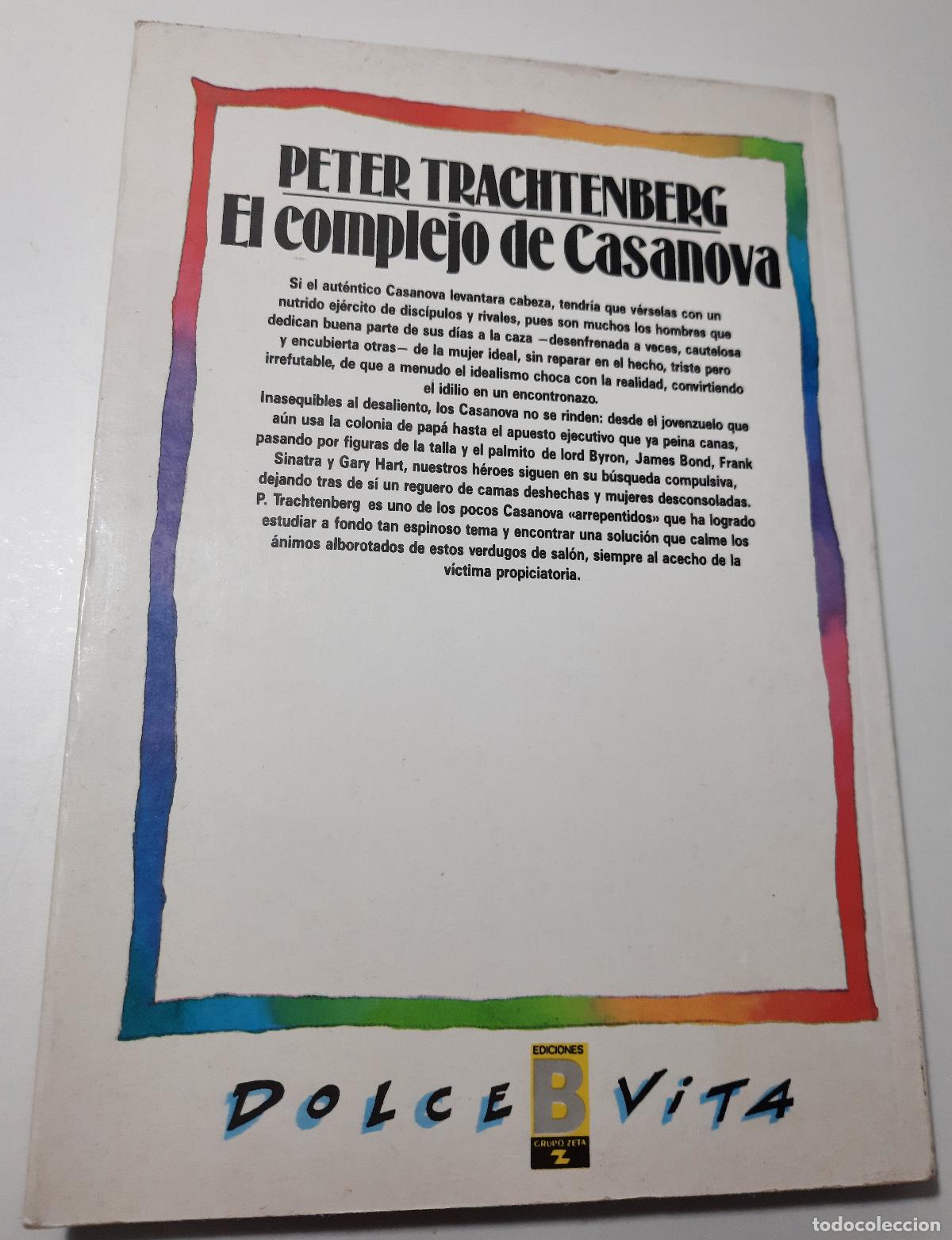 Libros de segunda mano: El complejo de Casanova - Trachtenberg, Peter - Foto 4