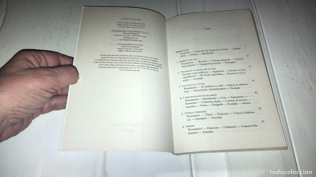 Libros de segunda mano: Esmolar LEina - Daniel Cassany - Guia de Redacci&oacute; per a professionals - 2016 - Foto 9