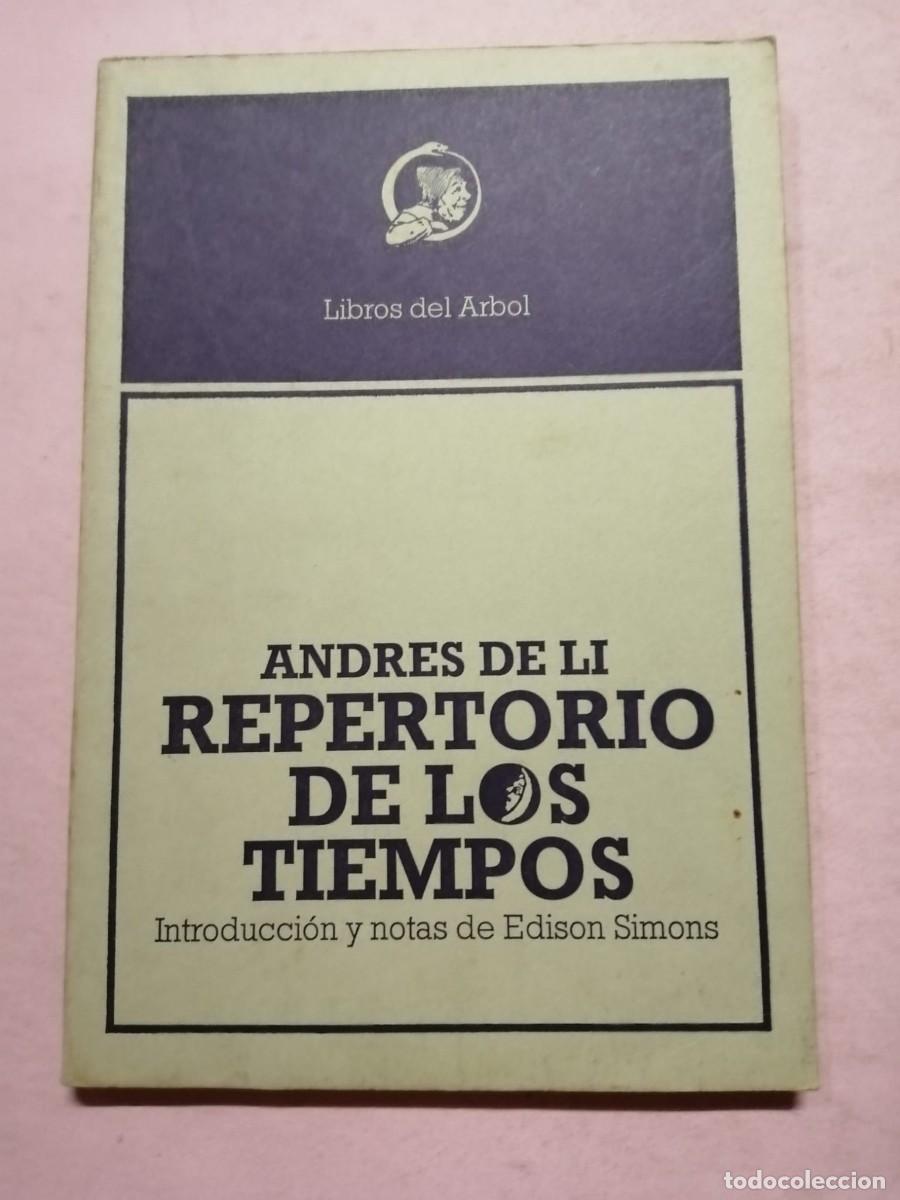 Second hand books: REPERTORIO DE LOS TIEMPOS (ANDRES DE LI)