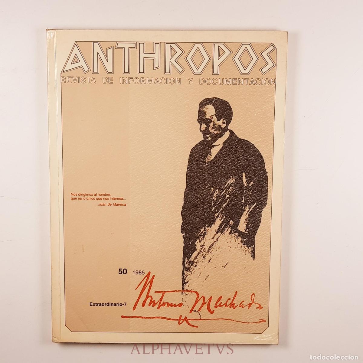 Second hand books: ANTHROPOS Revista de informaci&oacute;n y Documentaci&oacute;n 50 -