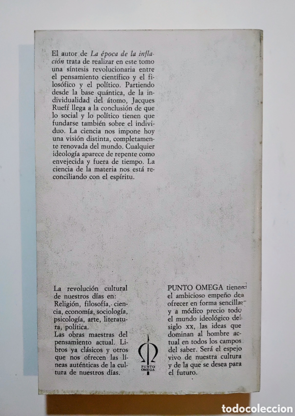 Libros de segunda mano: Jacques Rueff &mdash; Visi&oacute;n cu&aacute;ntica del universo. Ensayo sobre el poder creador (Madrid, 1968) - Foto 2