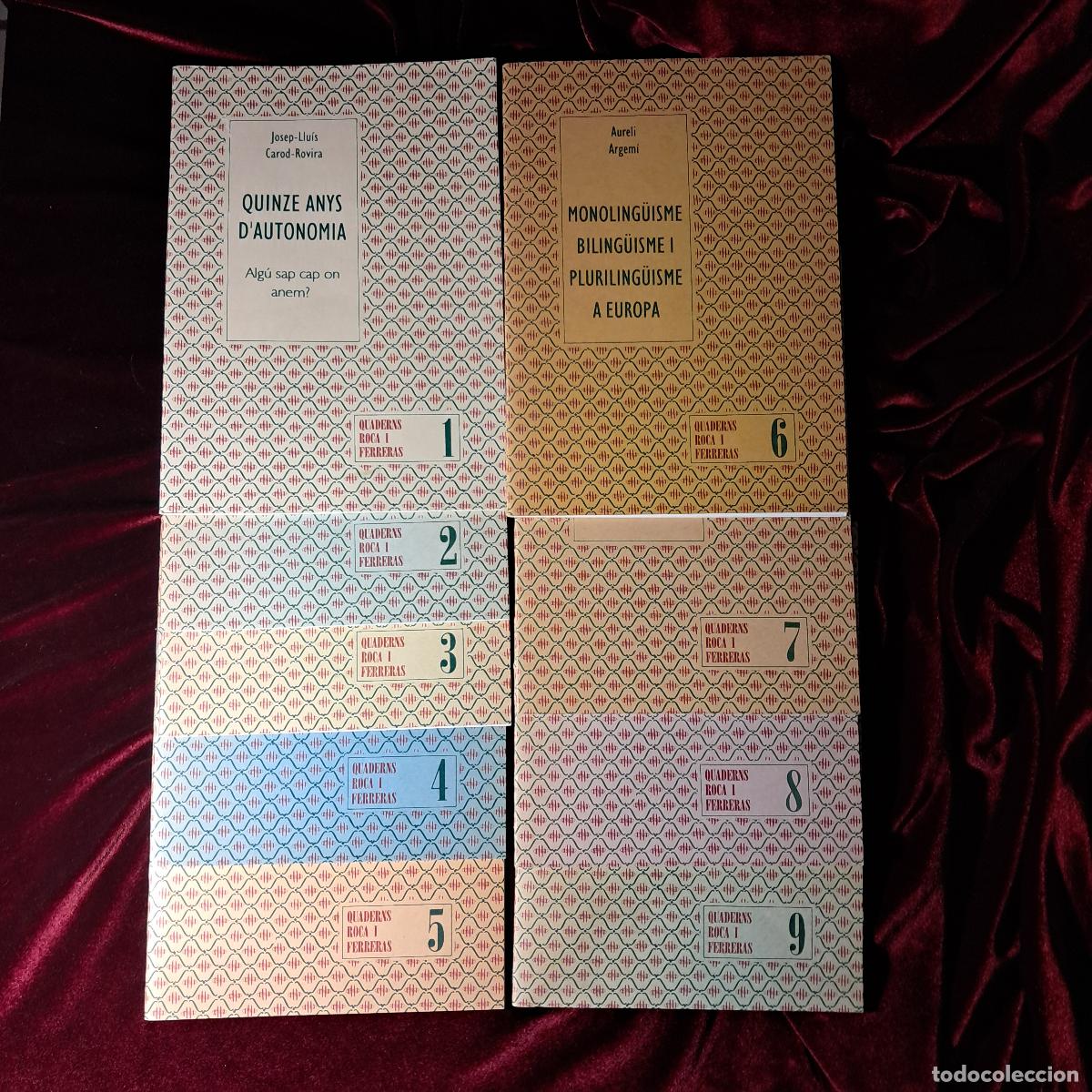 Livres d'occasion: QUADERNS ROCA I FERRERAS. 9 VOLUMS. . Ketr&eacute;s Editora 1995