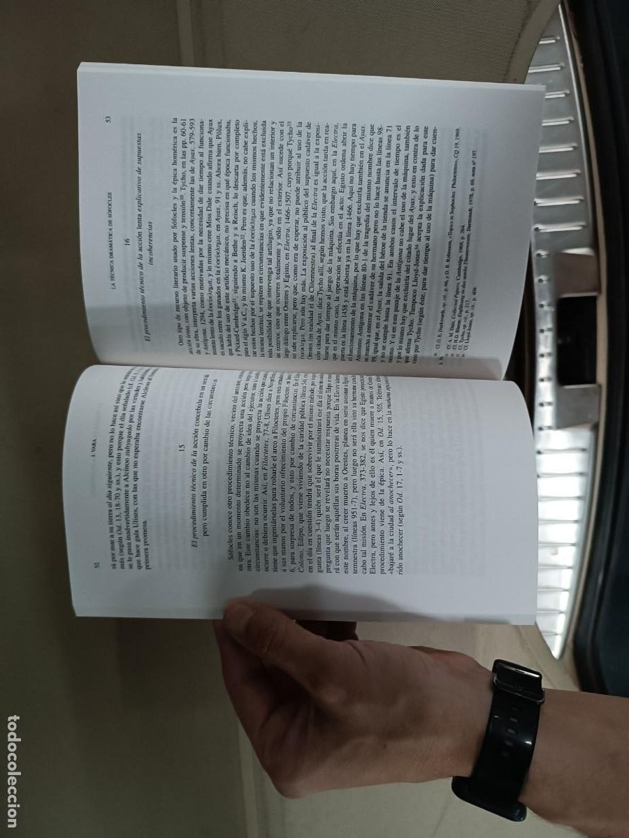 Libros de segunda mano: La t&eacute;cnica dram&aacute;tica de S&oacute;focles - Jos&eacute; Vara Donado - Foto 2